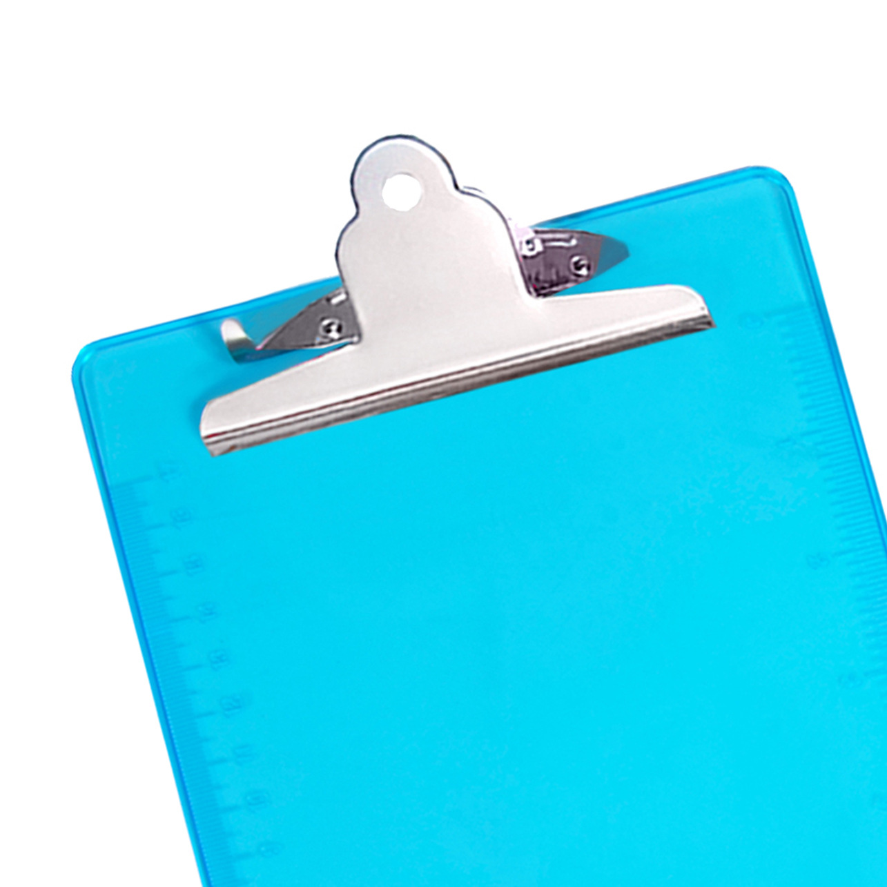 Factory Wholesale A4a5fc Transparent Tablet Clip Plastic Base Plate Office Stationery Folder Color Menu Holder