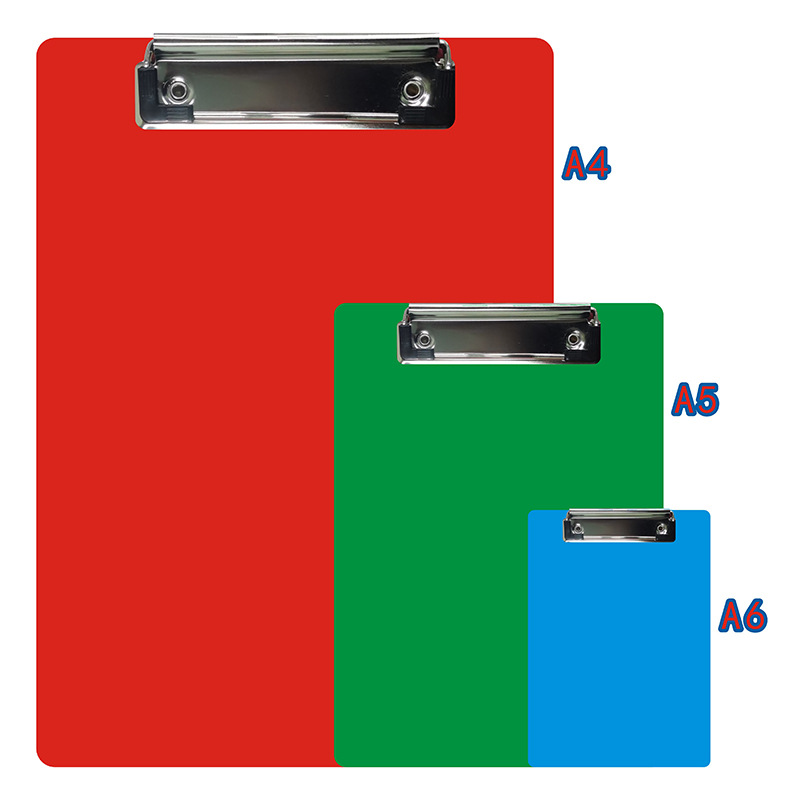 Manufacturers Supply Acrylic Tablet Clip A4a5a6 Menu Clip PVC Menu Folder Ordering Clip Custom Logo