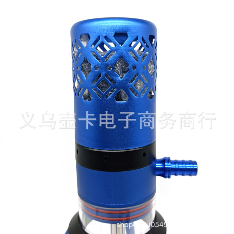 Cross-Border Manufacturers Supply Pot Card Arab Hookah Hookah Rocket Hollow Set with LED Hsisha