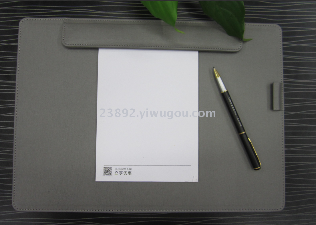 Large PU table mat mattresses hotel menu mats office essential notebook notepad mat