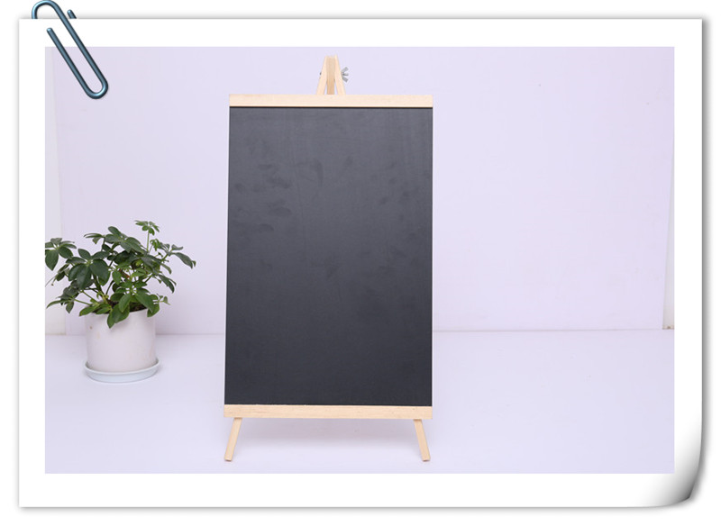 Wooden desktop mini menu small blackboard bar milk tea shop vertical creative display billboard message board