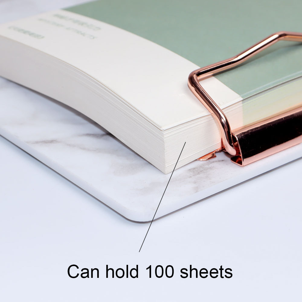 Customized Acrylic Tablet Folder Marble Plywood Writing Pad Menu Board Acrylic Plate Holder A5a6