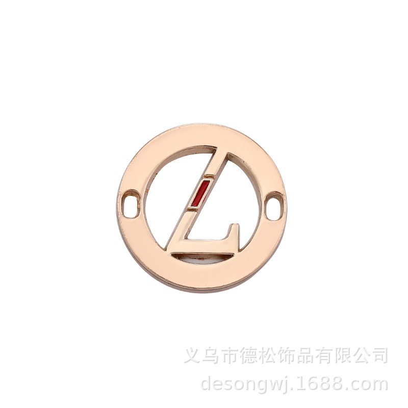 Customized Glass Hookah Alloy Labeling Hardware Metal Logo Alloy Brushed Nameplate Pipe Corrosion Iron Logo