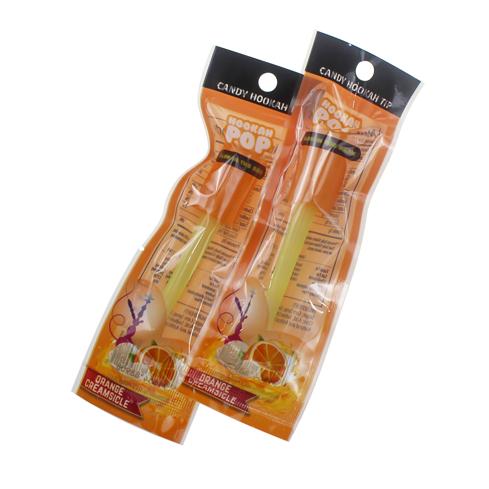 Amazon Cross-Border Disposable Plastic Cigarette Holder Fruit Flavor with Candy Arab Accessories Hookah Cigarette Holder Can Be Eaten