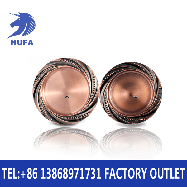Interleaved rose gold pearl disc stainless steel, copper disc process plate hookah tray stainless steel plate
