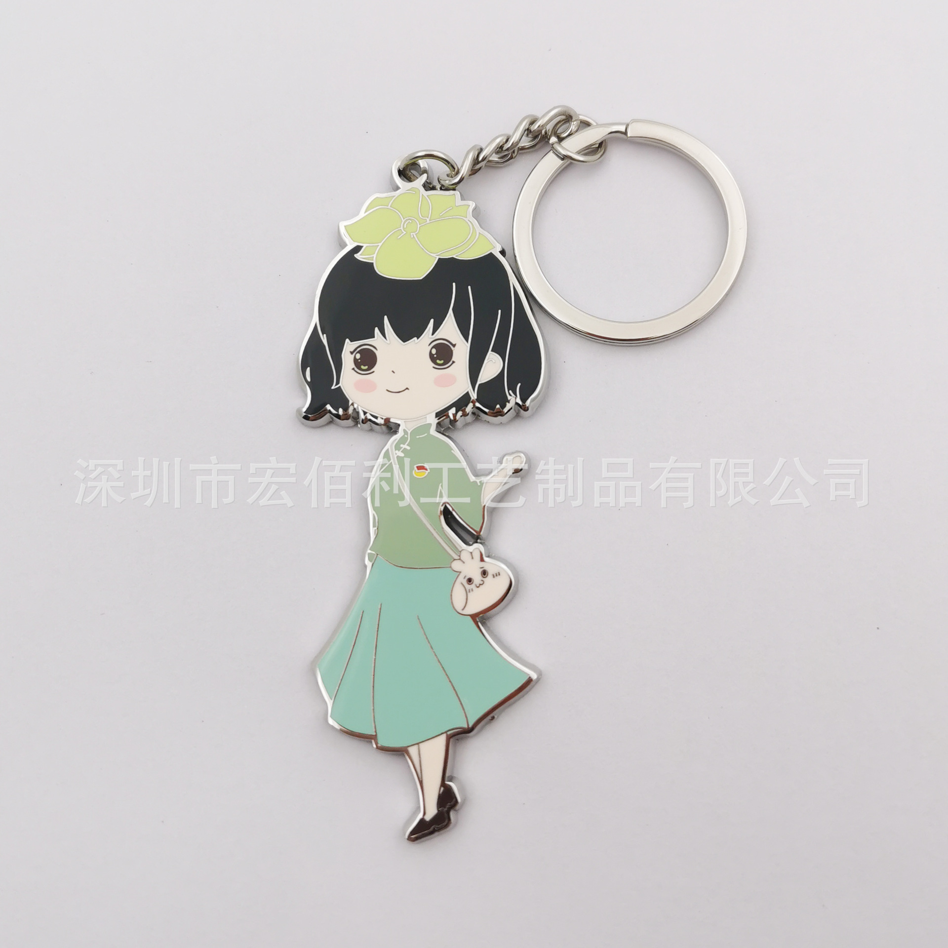 Metal Keychains Customized Creative Key Chain Pendant Star Keychain Customized Car Cartoon Key Card Customization