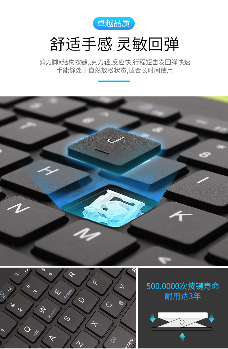 Cross-Border Hot Bluetooth Keyboard Suitable for Card Slot Connection iPad Desk Mobile Desktop Computer Charging Dual Bluetooth Cross-Border Hot Bluetooth Keyboard Suitable for Card Slot Connection iPad Desk Mobile Desktop Computer Charging Dual Bluetooth