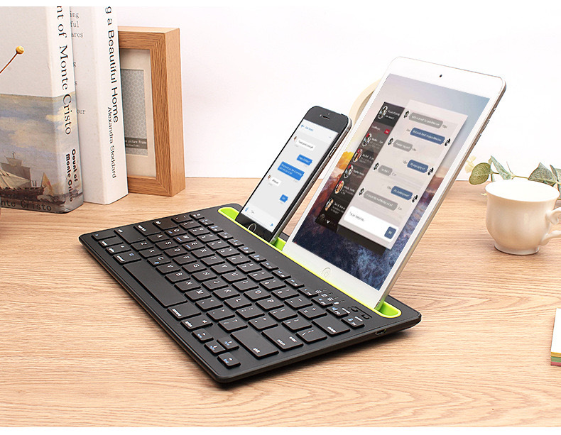 Cross-Border Hot Bluetooth Keyboard Suitable for Card Slot Connection iPad Desk Mobile Desktop Computer Charging Dual Bluetooth Cross-Border Hot Bluetooth Keyboard Suitable for Card Slot Connection iPad Desk Mobile Desktop Computer Charging Dual Bluetooth