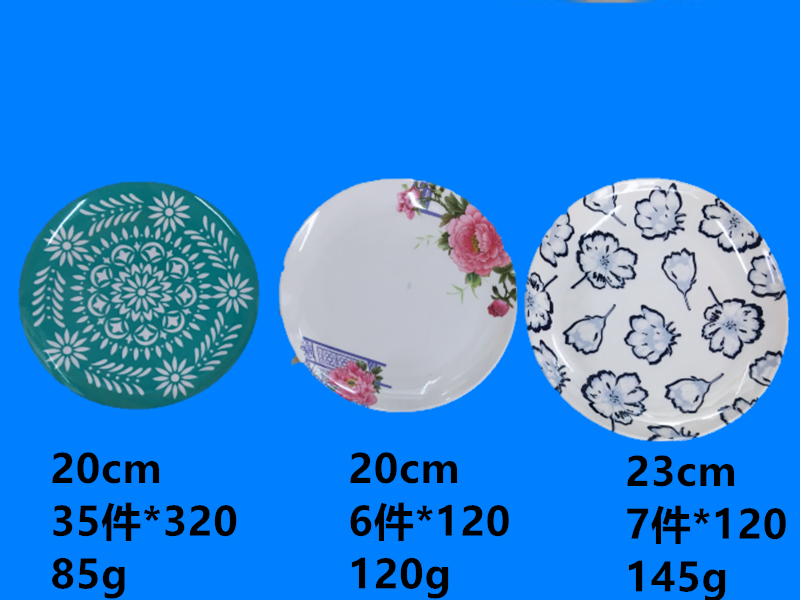 Manufacturer direct selling melamine inventory melamine plate decal plate design exquisite size complete