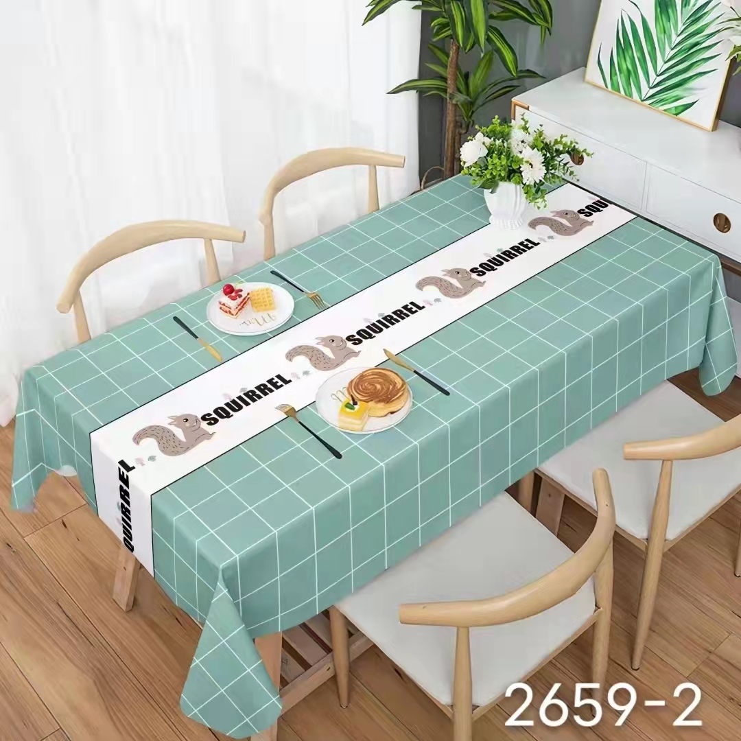 Wholesale Export European Tablecloth Tablecloth Waterproof Disposable Plastic Fashion Dining Table Cloth Tablecloth Oil-Proof Table Mat Wholesale Export European Tablecloth Tablecloth Waterproof Disposable Plastic Fashion Dining Table Cloth Tablecloth Oil-Proof Table Mat
