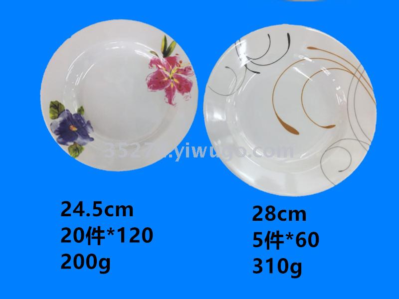 Mi Mi amine storage Mi Mi amine plate imitation ceramic plate mei nai dish running rivers and lakes mixing hot style
