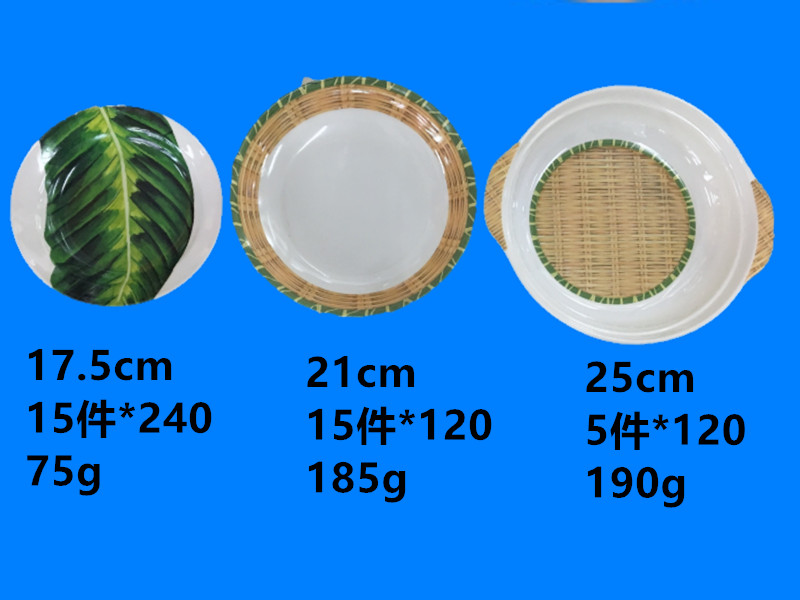 Mi Mi amine storage Mi Mi amine plate imitation ceramic plate mei nai dish running rivers and lakes mixing hot style