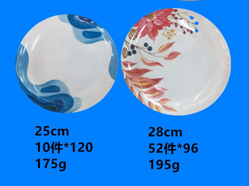 Mi Mi amine storage Mi Mi amine plate imitation ceramic plate mei nai dish running rivers and lakes mixing hot style