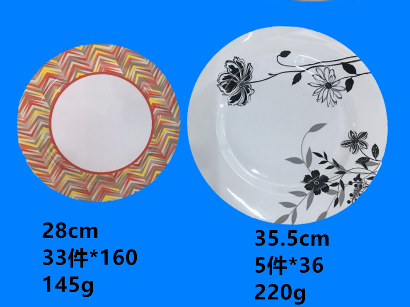 Mi Mi amine storage Mi Mi amine plate imitation ceramic plate mei nai dish running rivers and lakes mixing hot style