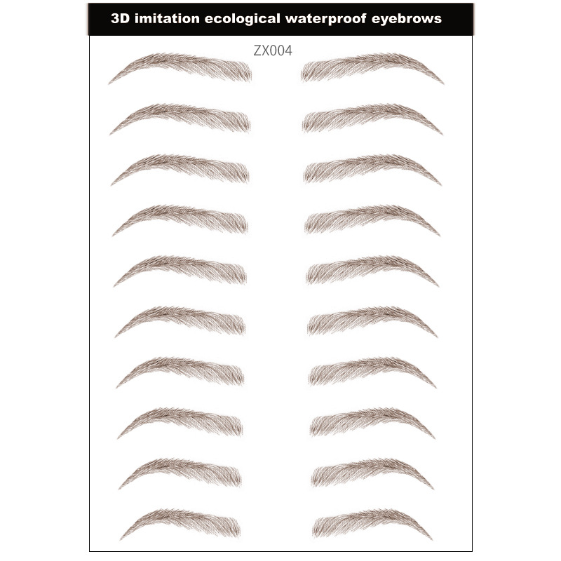 Disposable Eyebrow Stencil Paper Water Transfer Printing Internet Celebrity 3D Imitation Ecology Eyebrow Stencil Disposable Eyebrow Stencil Paper Water Transfer Printing Internet Celebrity 3D Imitation Ecology Eyebrow Stencil
