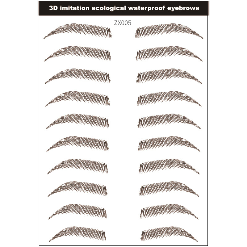 Disposable Eyebrow Stencil Paper Water Transfer Printing Internet Celebrity 3D Imitation Ecology Eyebrow Stencil Disposable Eyebrow Stencil Paper Water Transfer Printing Internet Celebrity 3D Imitation Ecology Eyebrow Stencil
