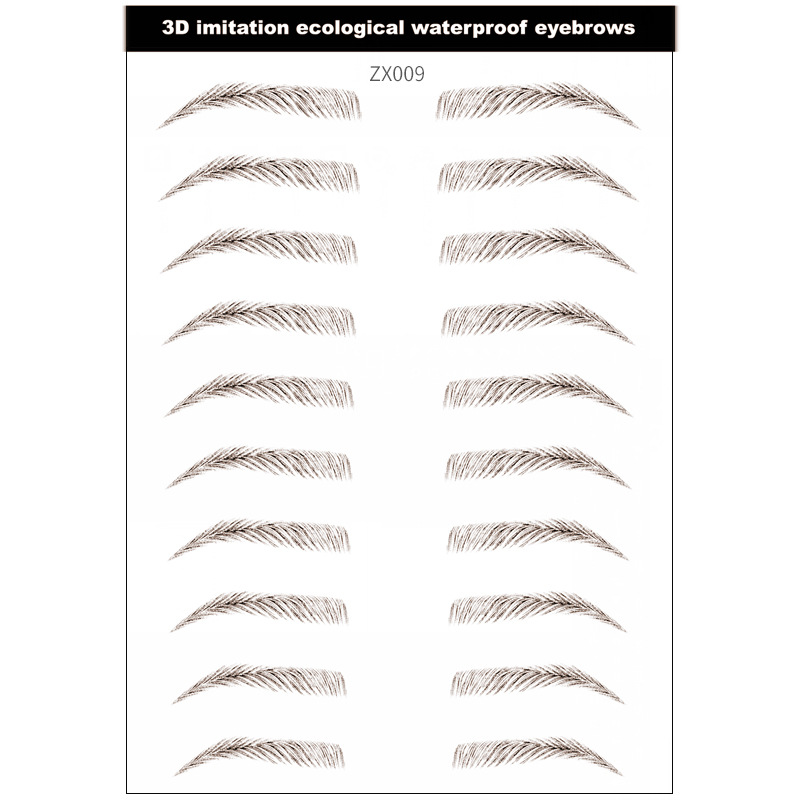Disposable Eyebrow Stencil Paper Water Transfer Printing Internet Celebrity 3D Imitation Ecology Eyebrow Stencil Disposable Eyebrow Stencil Paper Water Transfer Printing Internet Celebrity 3D Imitation Ecology Eyebrow Stencil