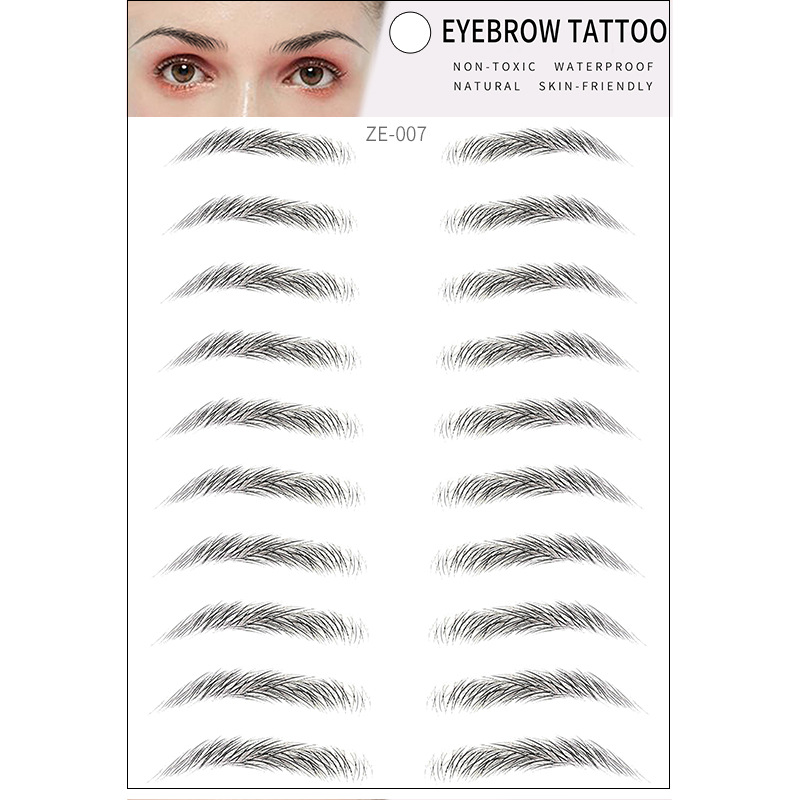 Disposable Eyebrow Stencil Paper Water Transfer Printing Internet Celebrity 3D Imitation Ecology Eyebrow Stencil Disposable Eyebrow Stencil Paper Water Transfer Printing Internet Celebrity 3D Imitation Ecology Eyebrow Stencil