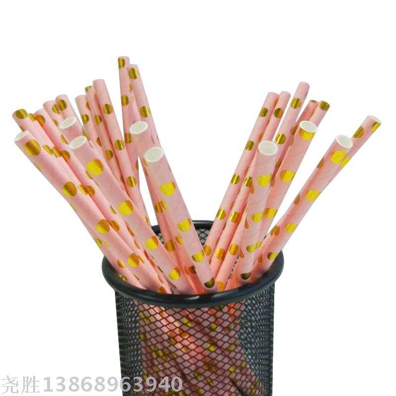 Pink Gold Pot Disposable Tableware Set for Party and Banquet Pink Gold Pot Disposable Tableware Set for Party and Banquet