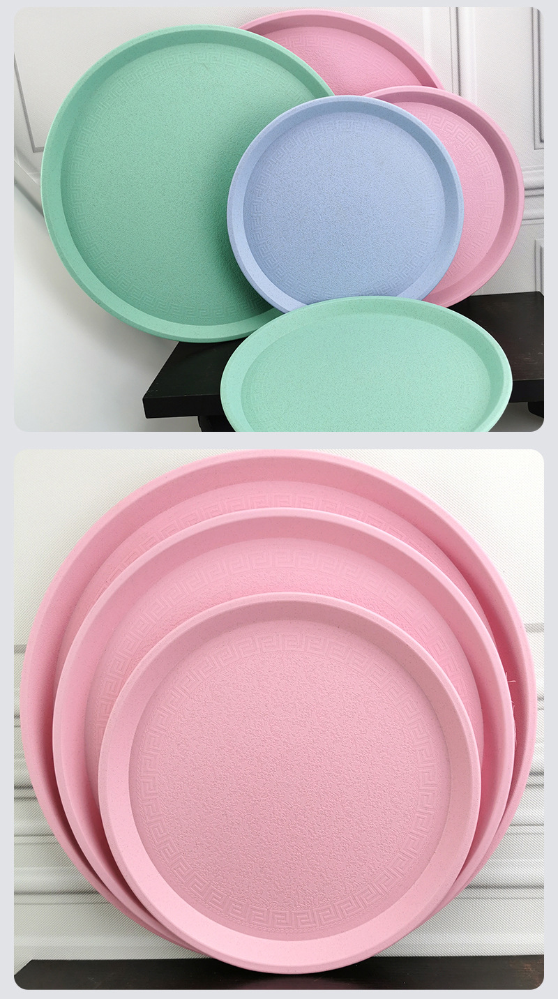 round Tray Coffee Tray Fast Food Restaurant Dining Tray