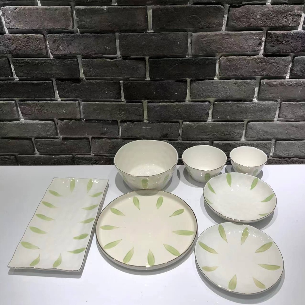 Hand-Painted Tableware Parts Bowl Plate Dish Soup Bowl Baking Tray Series Parts and Sets 1380 Degrees High Hand-Painted Tableware Parts Bowl Plate Dish Soup Bowl Baking Tray Series Parts and Sets 1380 Degrees High
