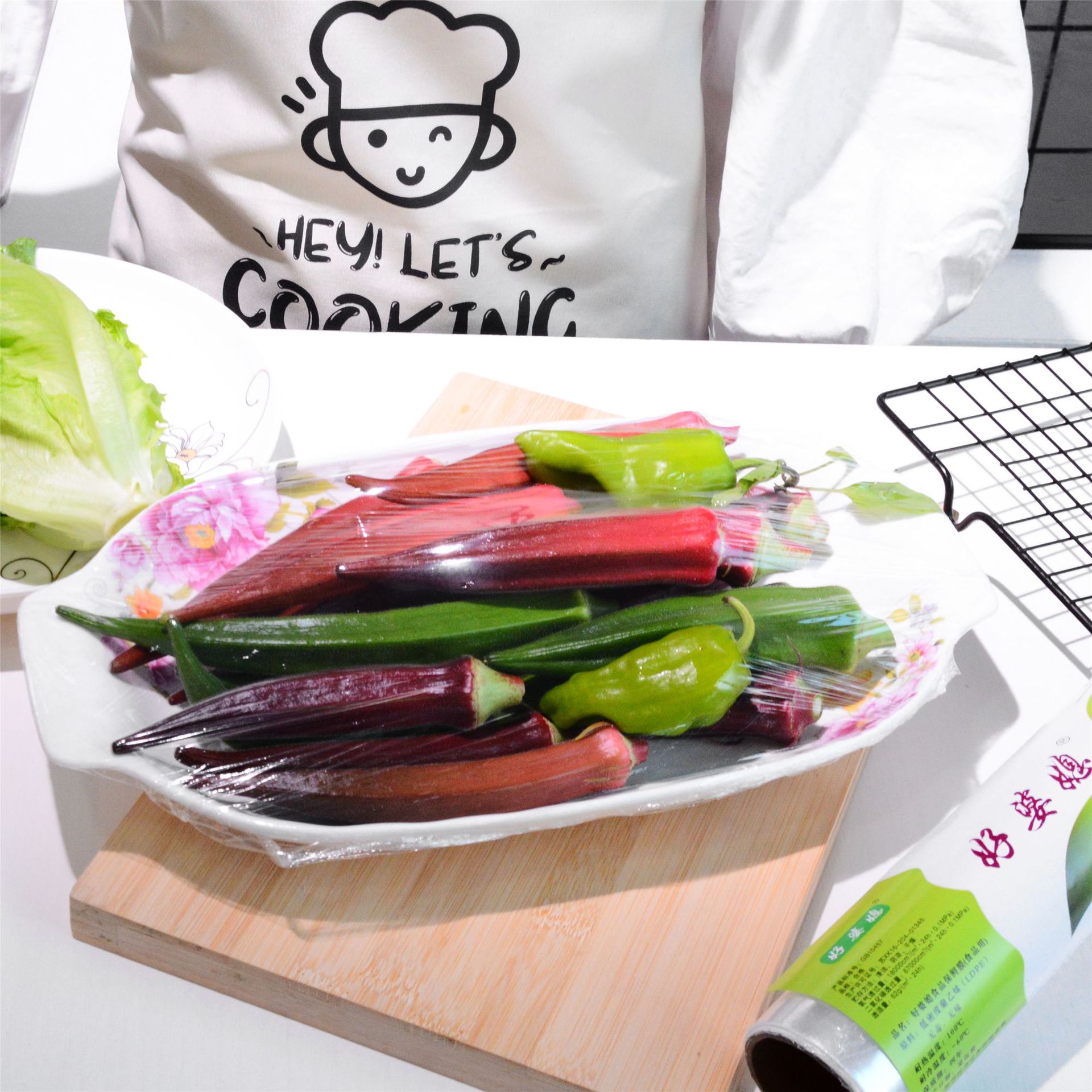 Good Mother-in-Law Disposable Vegetable and Fruit PE Food Plastic Wrap Body Shaping Film Kitchen Microwave Oven Refrigerator Plastic Wrap