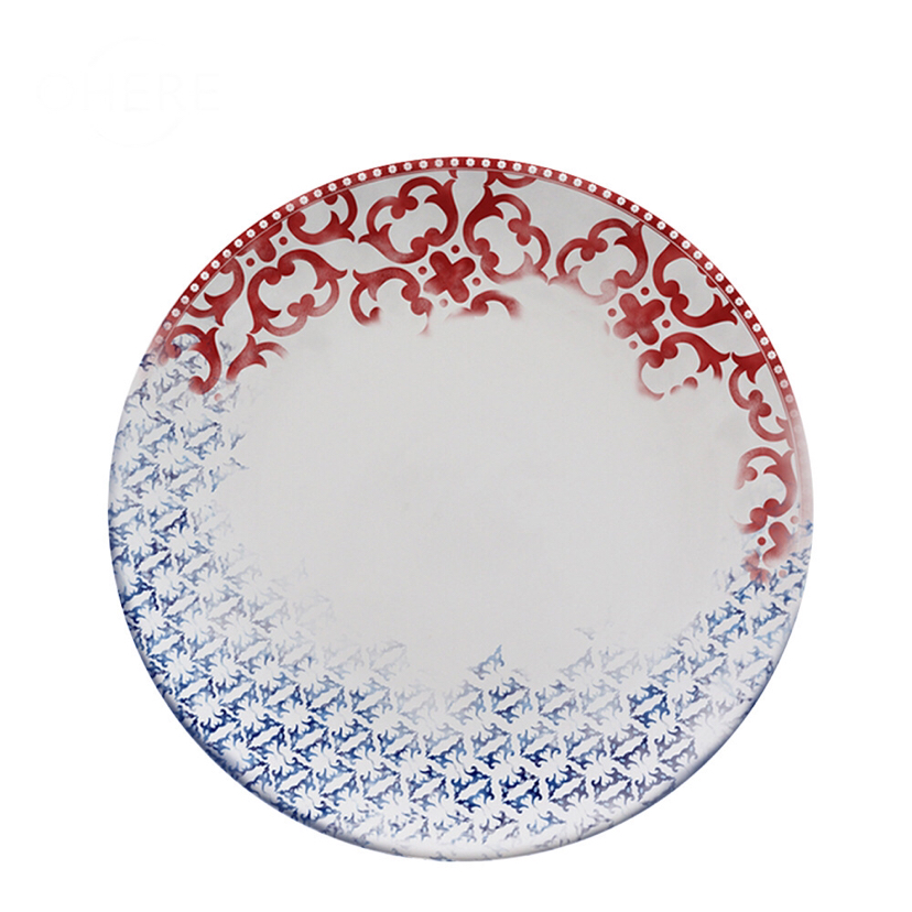 High Bone China Cutlery Plate Ceramic Western Cuisine Plate Bread Fruit Cake Plate Disc Shallow Plate Plate Dish Large Tray High Bone China Cutlery Plate Ceramic Western Cuisine Plate Bread Fruit Cake Plate Disc Shallow Plate Plate Dish Large Tray
