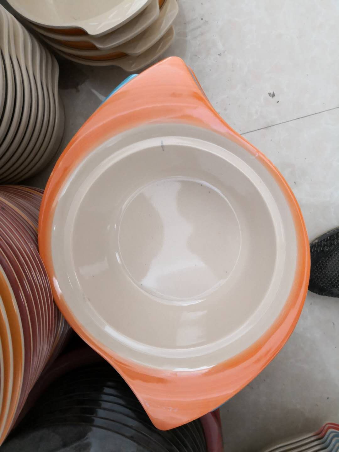 Miamine tray Miamine table ware large quantity stock sold by ton