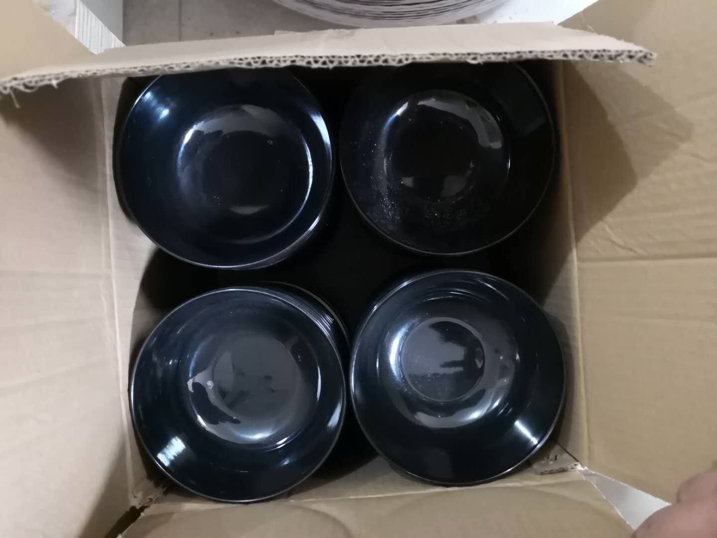 Miamine tray Miamine table ware large quantity stock sold by ton