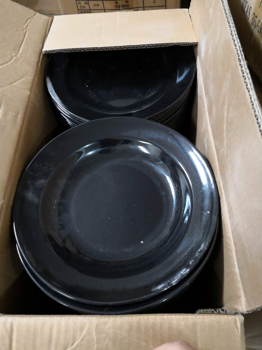 Miamine tray Miamine table ware large quantity stock sold by ton