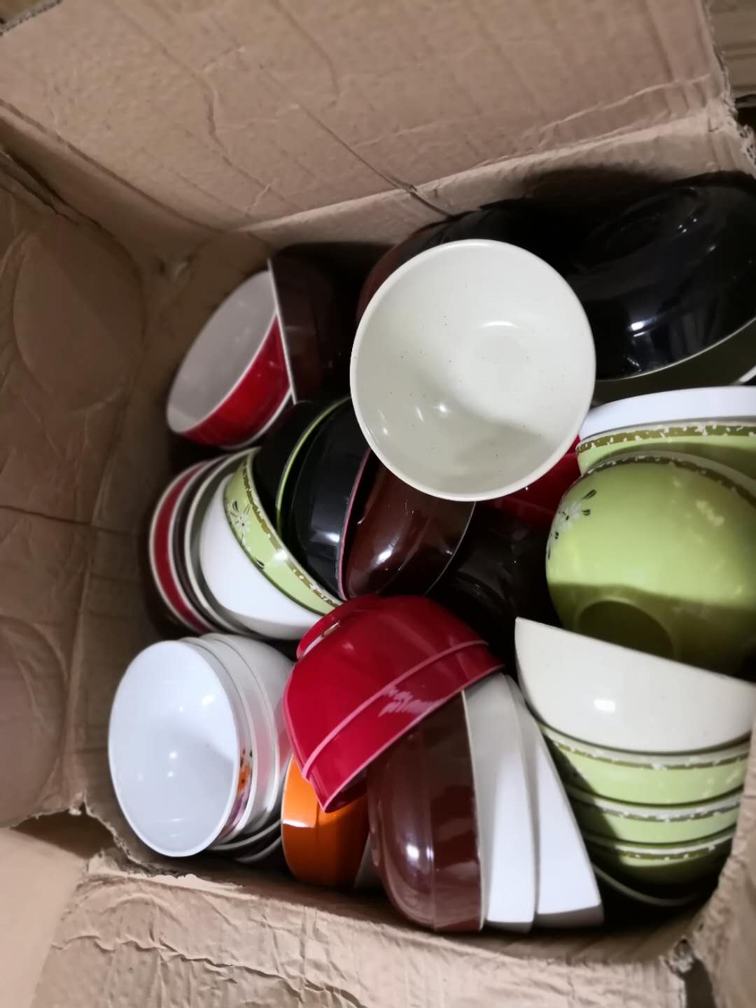 Miamine tray Miamine table ware large quantity stock sold by ton