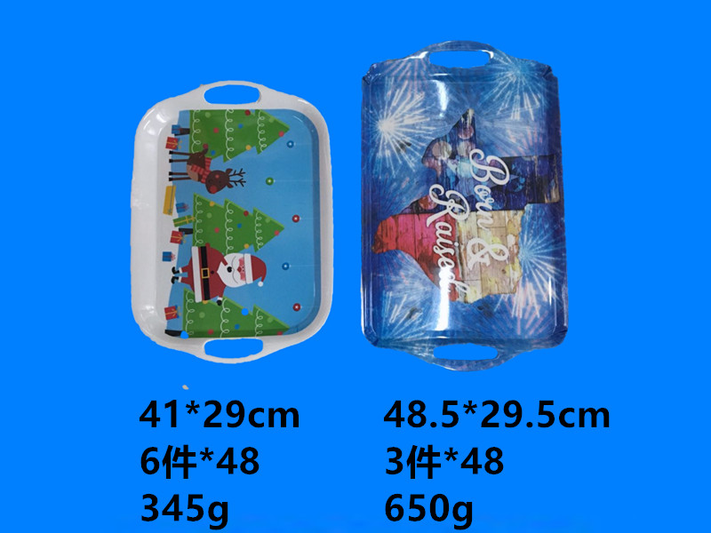 Christmas tray was Christmas divider disk large amount of spot inventory low priced processing