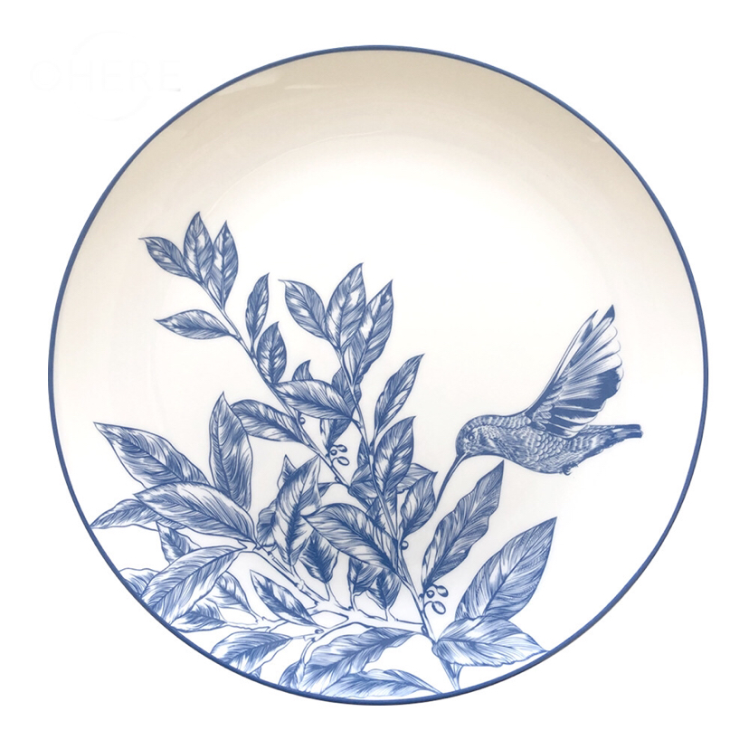 High Bone China Dish Ceramic Tableware Western Food Plate Hotel Table Setting Large Tray Disc Shallow Plate Plate Dish High Bone China Dish Ceramic Tableware Western Food Plate Hotel Table Setting Large Tray Disc Shallow Plate Plate Dish