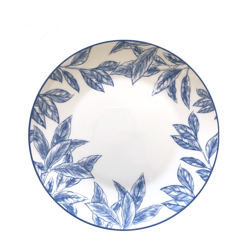 High Bone China Dish Ceramic Tableware Western Food Plate Hotel Table Setting Large Tray Disc Shallow Plate Plate Dish High Bone China Dish Ceramic Tableware Western Food Plate Hotel Table Setting Large Tray Disc Shallow Plate Plate Dish