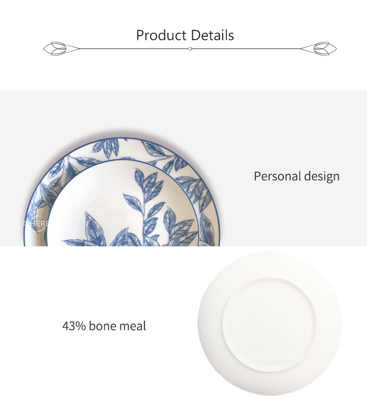 High Bone China Dish Ceramic Tableware Western Food Plate Hotel Table Setting Large Tray Disc Shallow Plate Plate Dish High Bone China Dish Ceramic Tableware Western Food Plate Hotel Table Setting Large Tray Disc Shallow Plate Plate Dish