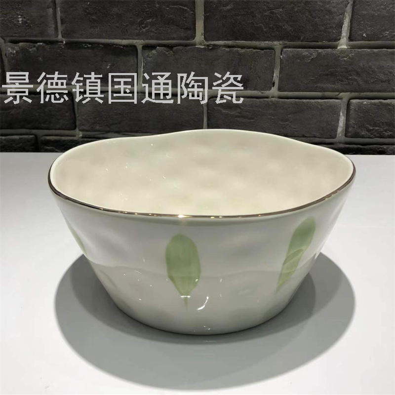 Pizza Plate Steak Plate Baking Tray Salad Bowl Rice Bowl Noodle Bowl Instant Noodle Bowl Export Ceramic Tableware Foreign Trade Tableware Set Pizza Plate Steak Plate Baking Tray Salad Bowl Rice Bowl Noodle Bowl Instant Noodle Bowl Export Ceramic Tableware Foreign Trade Tableware Set