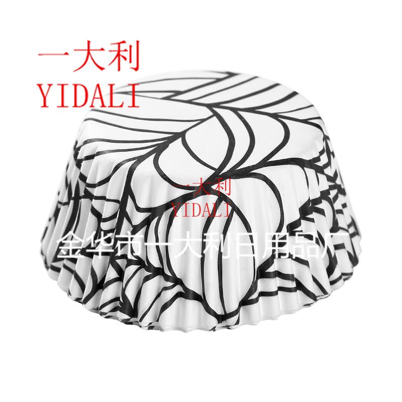 Halloween paper tray holiday series high temperature resistant oil-proof cake paper cup can be customized 