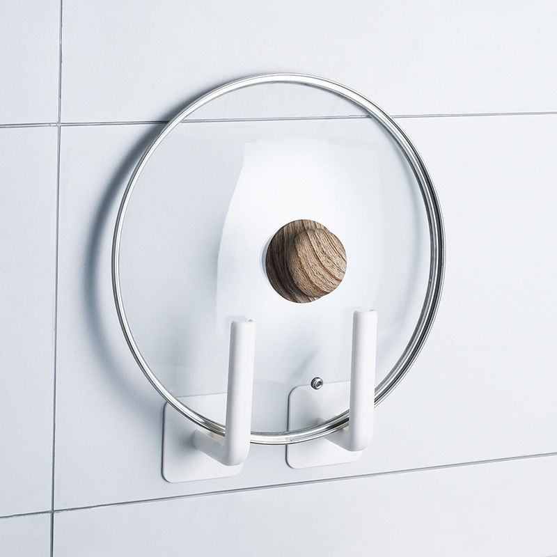 Kitchen Gadget Oil-Absorbing Sheets Rack Roll Stand Wall-Mounted Punch-Free Plastic Wrap Lazy Rag Bracket Practical Hook
