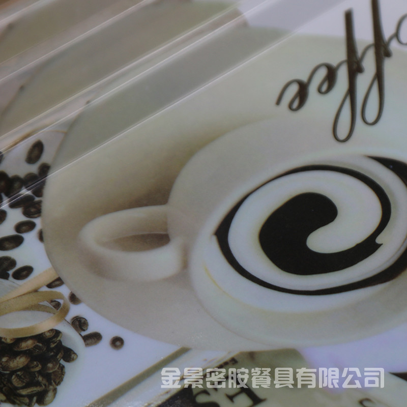 Extra Thick Band Handle Rectangular Tray Fruit Plate European Style Water Cup Tray Tea Tray Household Hotel Plastic Plate