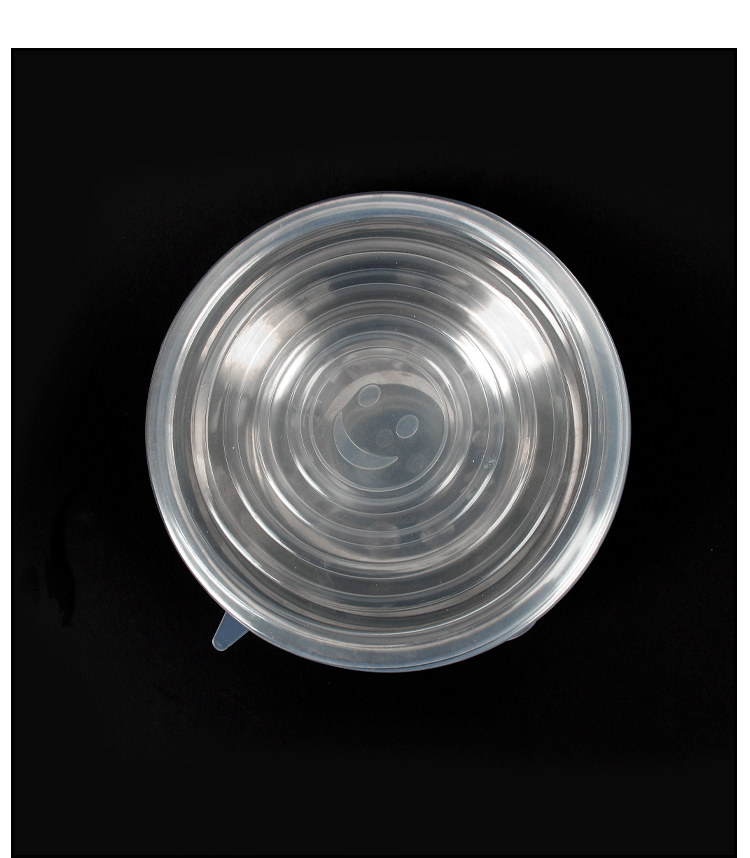 6 pieces of universal sealed Bowl cover plastic wrap can be resused 6 pieces of universal sealed Bowl cover plastic wrap can be resused