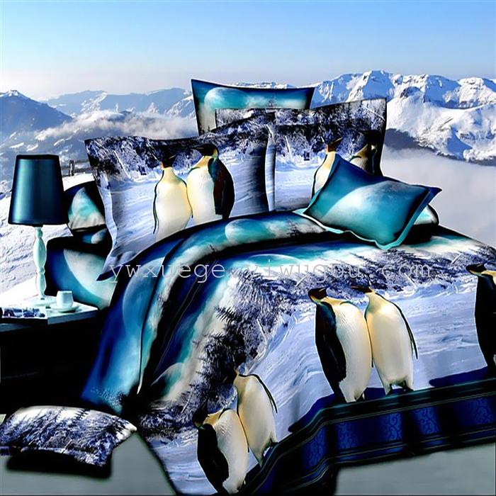 3D creative set of four cotton polyester fiber bedding bedding set of four foreign trade wind dance 3D creative set of four cotton polyester fiber bedding bedding set of four foreign trade wind dance