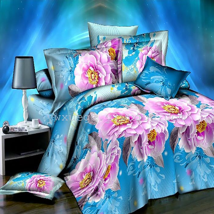 3D creative set of four cotton polyester fiber bedding bedding set of four foreign trade wind dance 3D creative set of four cotton polyester fiber bedding bedding set of four foreign trade wind dance