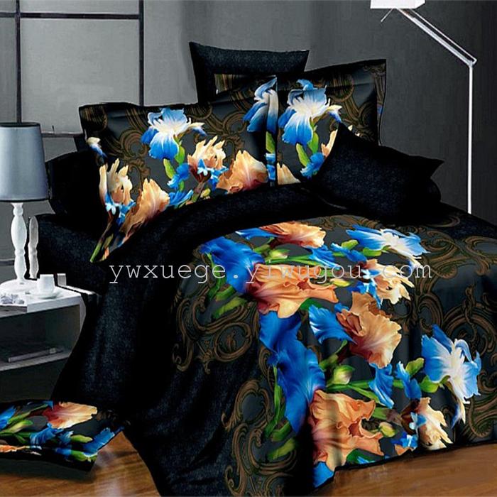 3D creative set of four cotton polyester fiber bedding bedding set of four foreign trade wind dance 3D creative set of four cotton polyester fiber bedding bedding set of four foreign trade wind dance