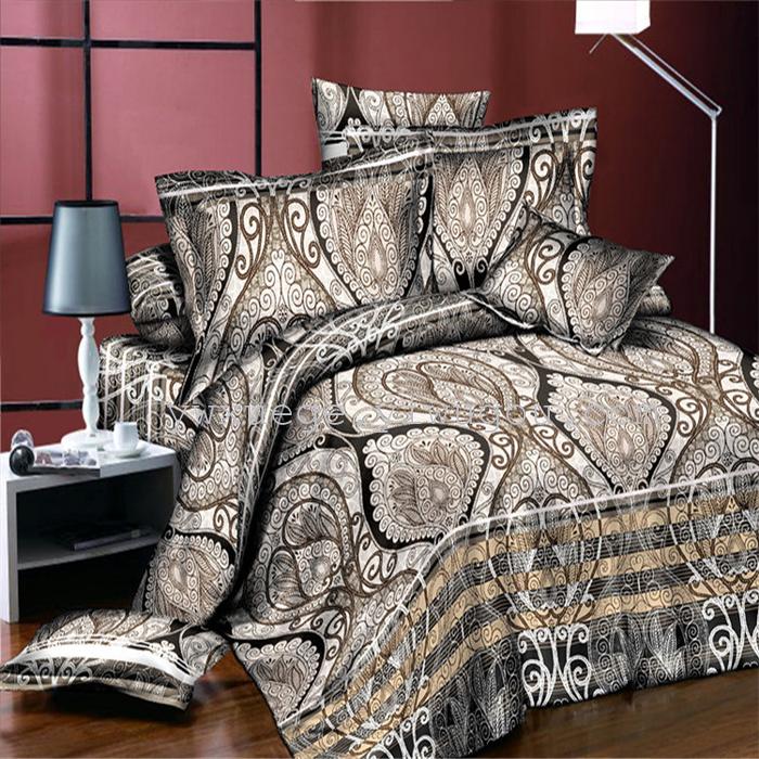 Season autumn/winter 2013 New polyester/cotton four piece bedding set of four natural eco-factory direct---