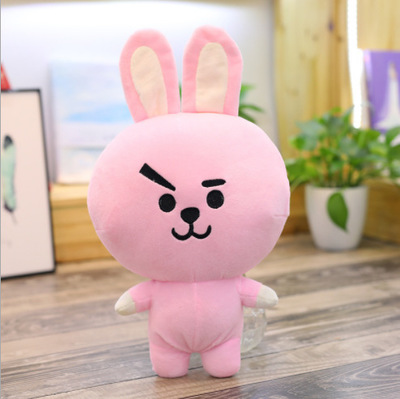 South Korea BTS bullet-proof children's group dolls plush toy pillow bt21 Kim tae-hang neighborhood dolls girls gift