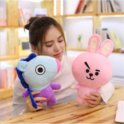 South Korea BTS bullet-proof children's group dolls plush toy pillow bt21 Kim tae-hang neighborhood dolls girls gift