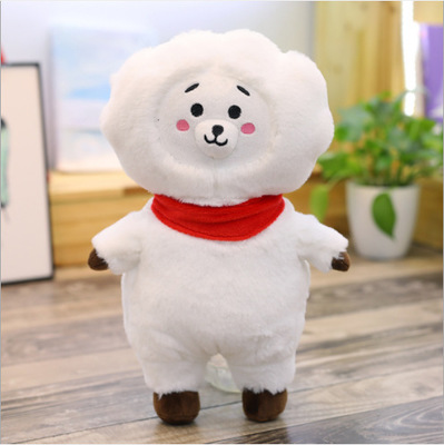 South Korea BTS bullet-proof children's group dolls plush toy pillow bt21 Kim tae-hang neighborhood dolls girls gift