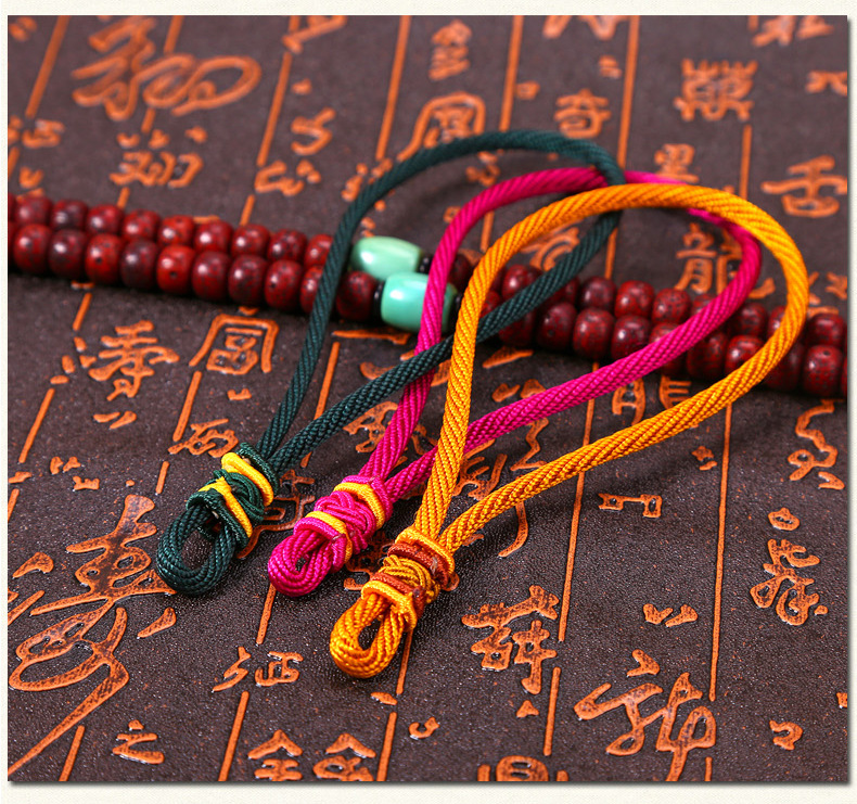 Pineapple Hand Toy String Woven Jade Jewelry Lanyard Crafts Pendant Rope Mobile Phone Pendant Hang Rope New Mambo Rope