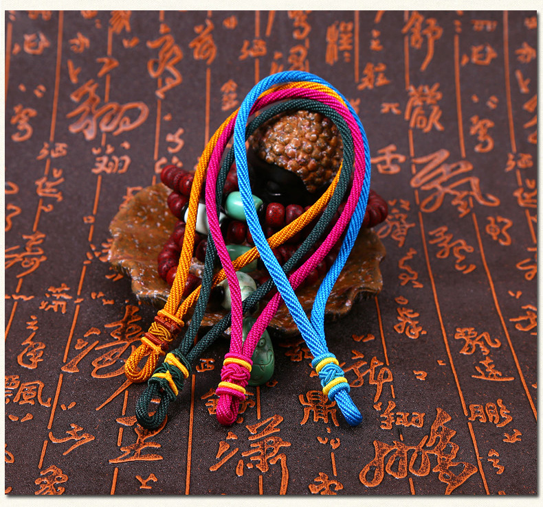 Pineapple Hand Toy String Woven Jade Jewelry Lanyard Crafts Pendant Rope Mobile Phone Pendant Hang Rope New Mambo Rope