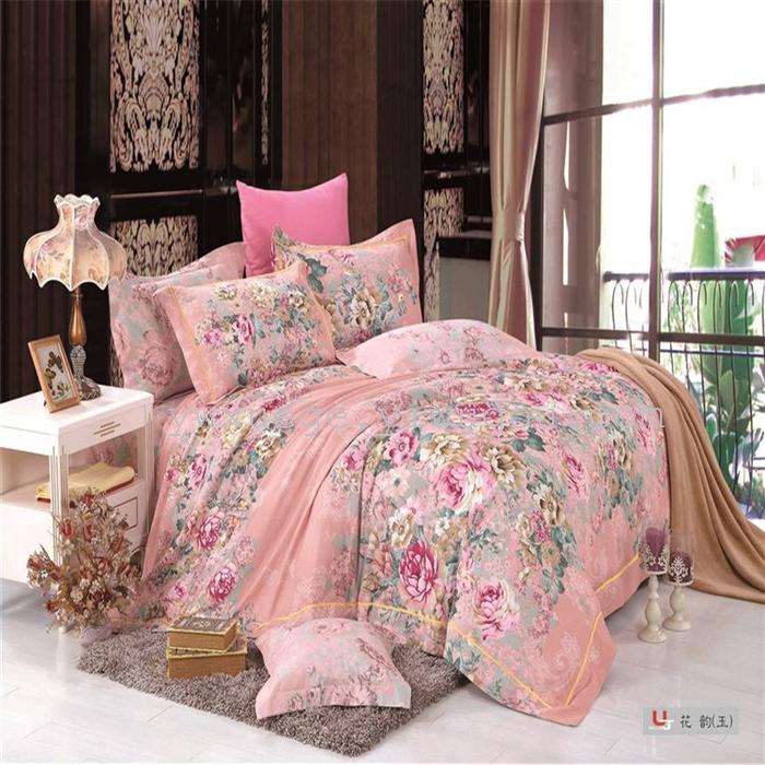 Snow pigeon home textile bedding set of four European classical series of Mocha Coffee cotton four set manufacturers selling price Snow pigeon home textile bedding set of four European classical series of Mocha Coffee cotton four set manufacturers selling price